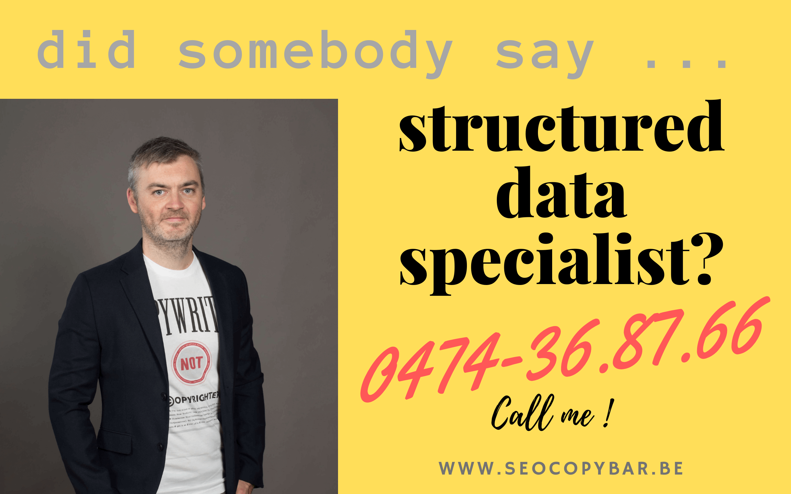 structured data specialist vinden